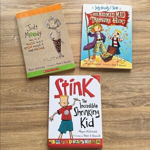 Lot of 3 Stink Judy Moody Paperback Chapter Books by Megan McDonald VGC